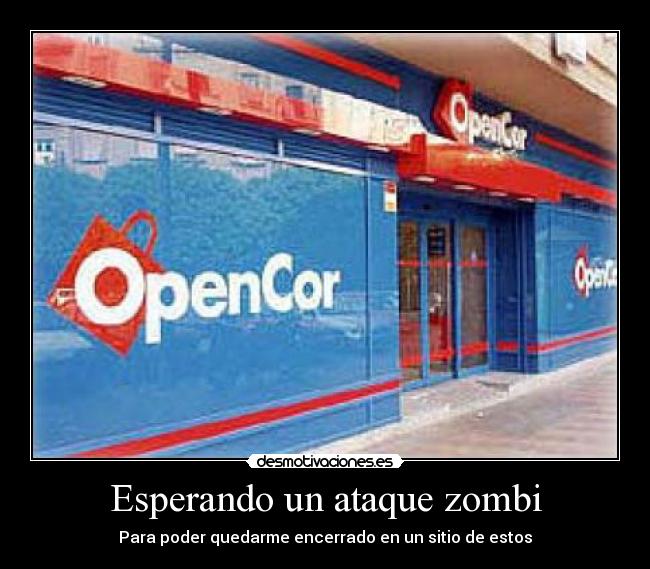 carteles zombis opencor desmotivaciones