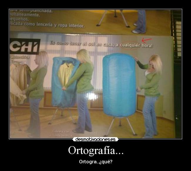 Ortografía... -
