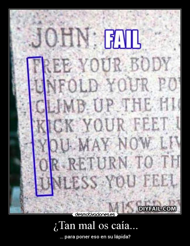 ¿Tan mal os caía... - 