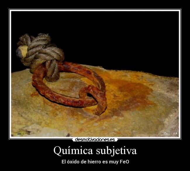 Química subjetiva - 