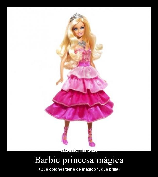 Barbie princesa mágica -