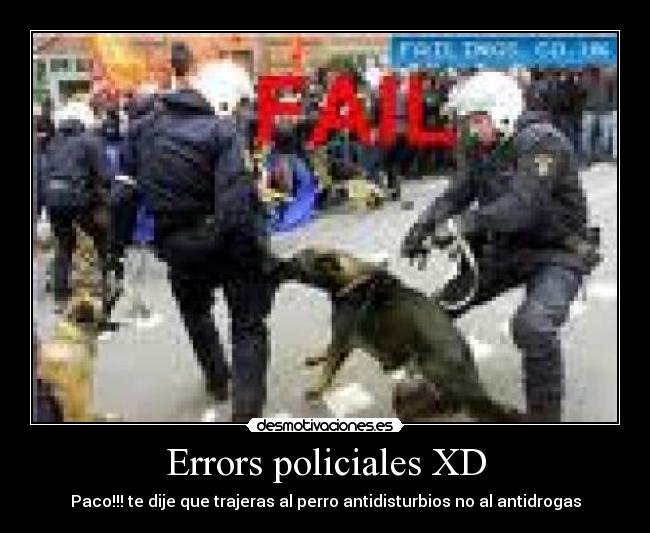 Errors policiales XD -