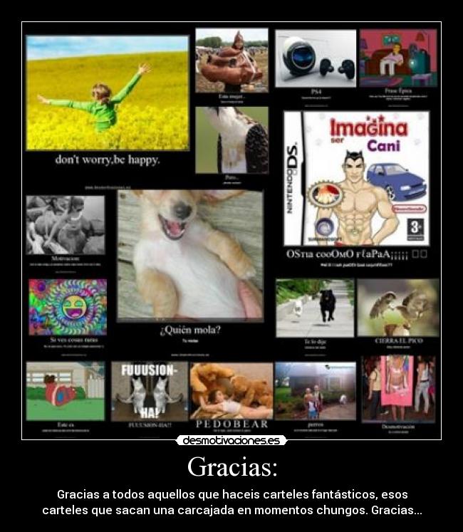 Gracias: - 
