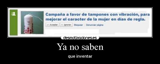 Ya no saben - 