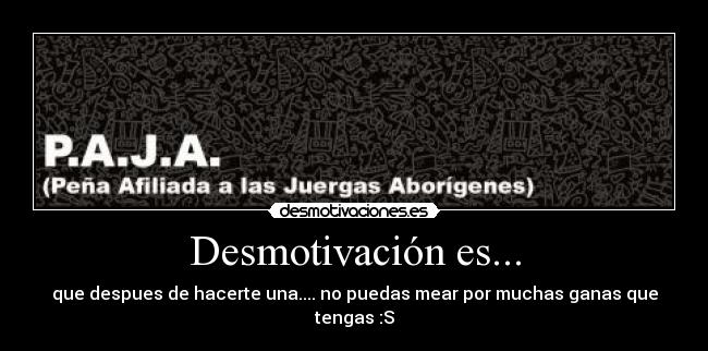 Desmotivación es... -