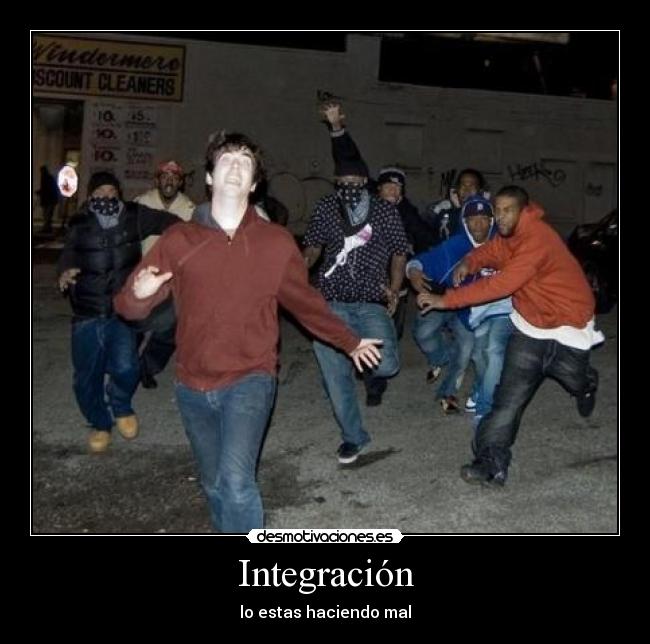 Integración - lo estas haciendo mal