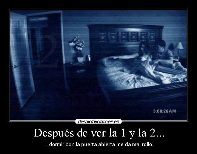 carteles paranormal activity desmotivaciones