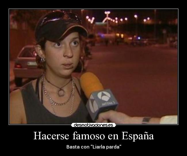 Hacerse famoso en España - 