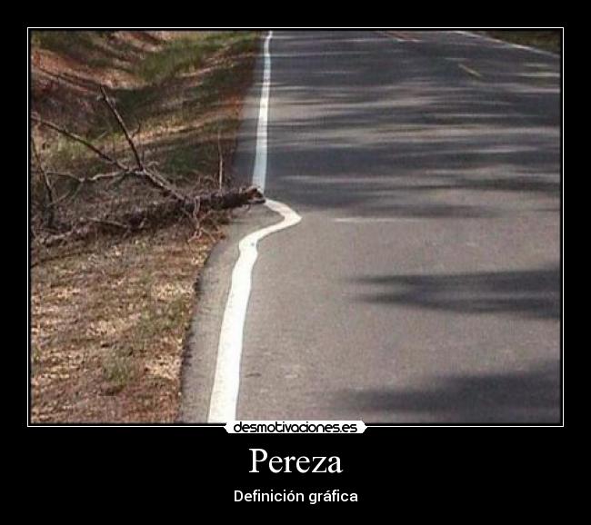 Pereza - Definición gráfica