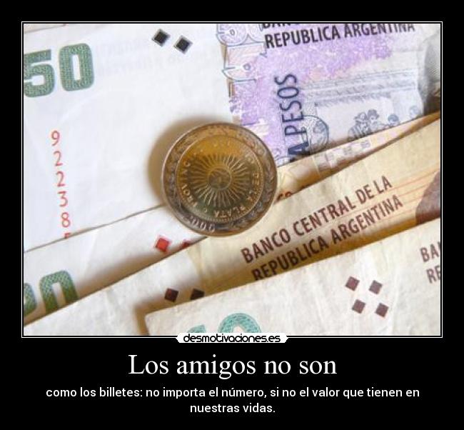 Los amigos no son - 