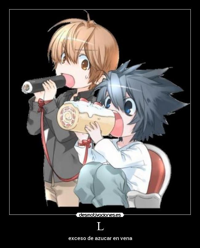 L - exceso de azucar en vena