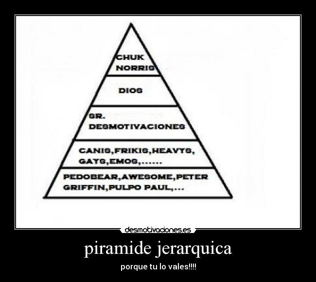 piramide jerarquica - 