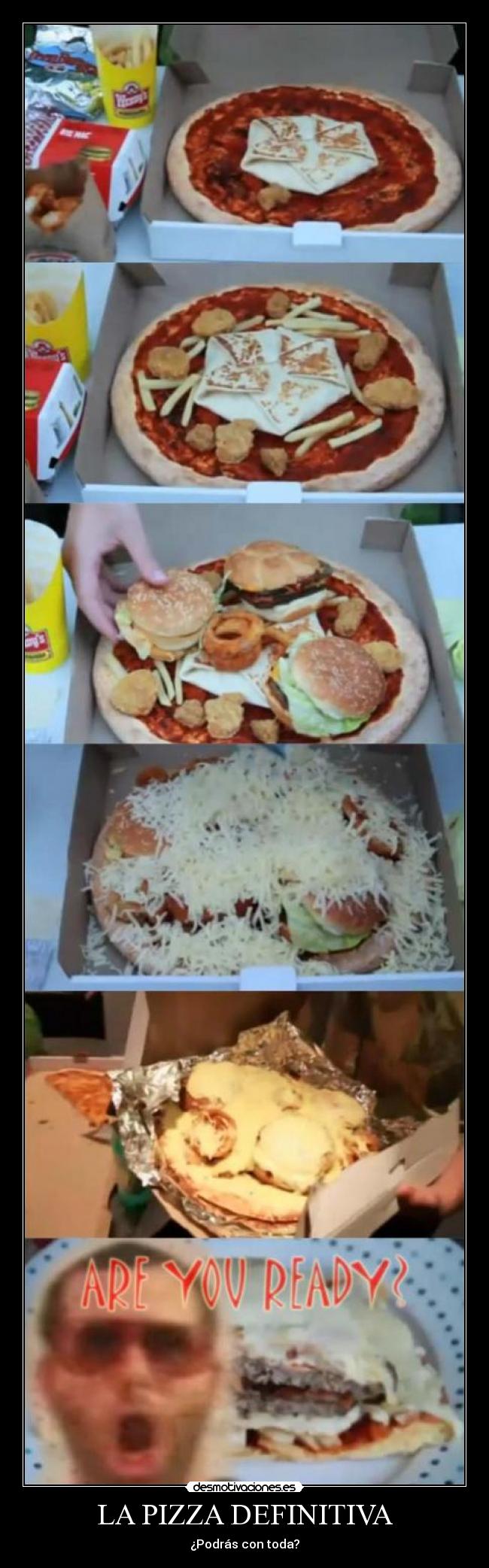 LA PIZZA DEFINITIVA - ¿Podrás con toda?