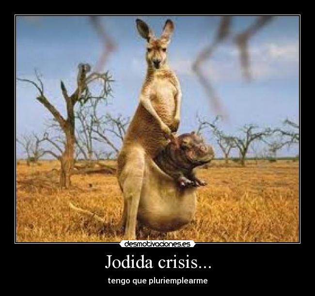 Jodida crisis... - tengo que pluriemplearme