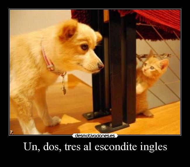 Un, dos, tres al escondite ingles - 