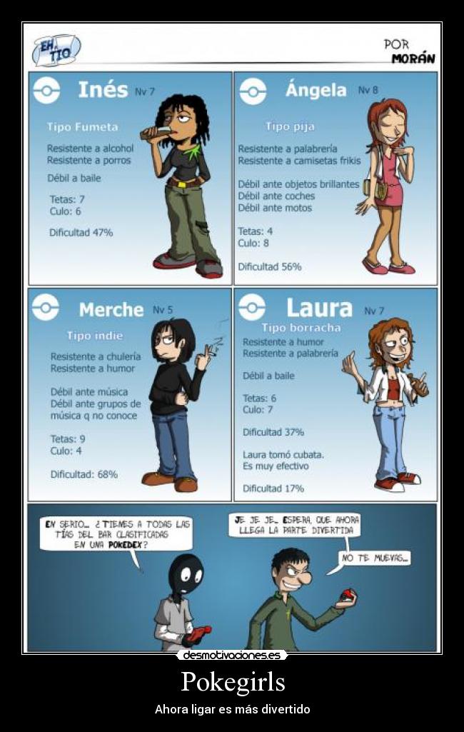 Pokegirls - Ahora ligar es más divertido