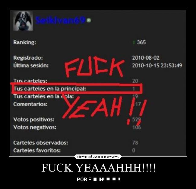 FUCK YEAAAHHH!!!! - 