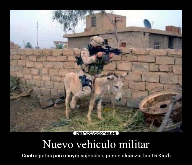 Nuevo vehículo militar -