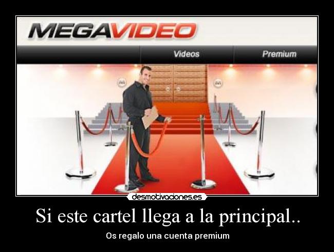 Si este cartel llega a la principal.. - 