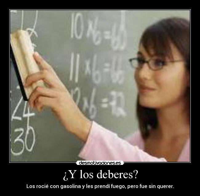 ¿Y los deberes? - 