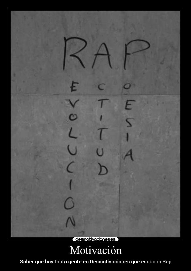 carteles motivacion rap nach lechowski sharif desmotivaciones