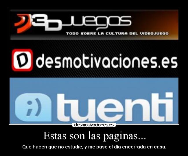 Estas son las paginas... -