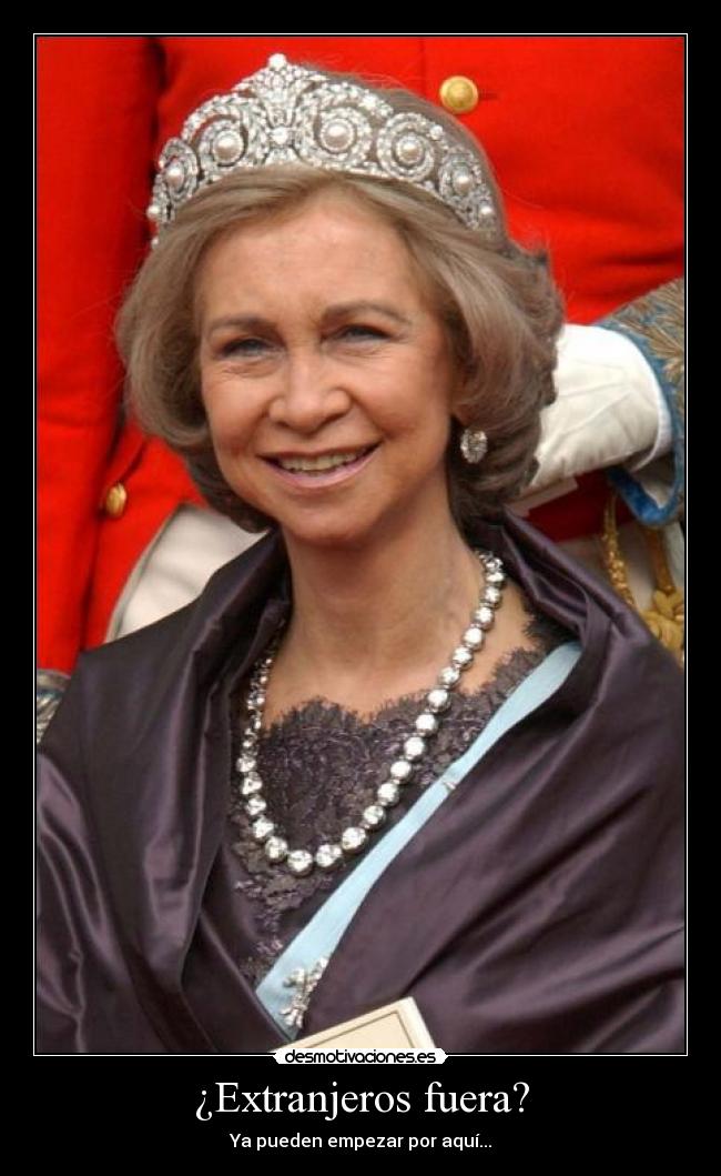 ¿Extranjeros fuera? -