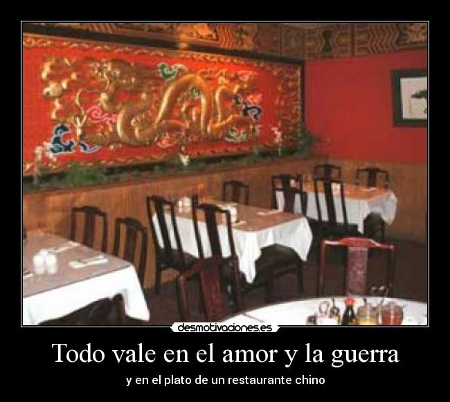 Todo vale en el amor y la guerra - 