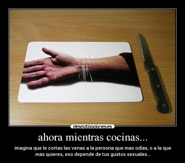 ahora mientras cocinas... -