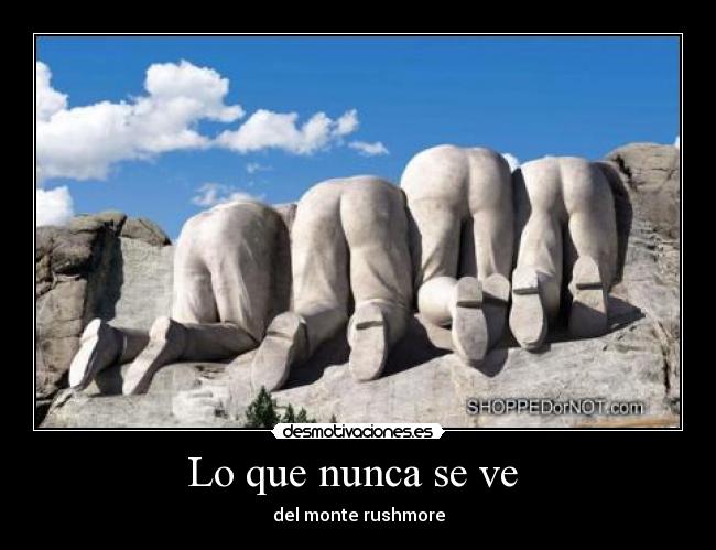 Lo que nunca se ve -