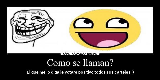 Como se llaman? - 