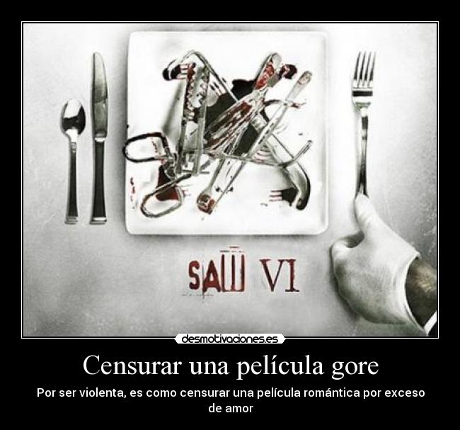 Censurar una película gore - 