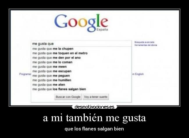 a mi también me gusta -