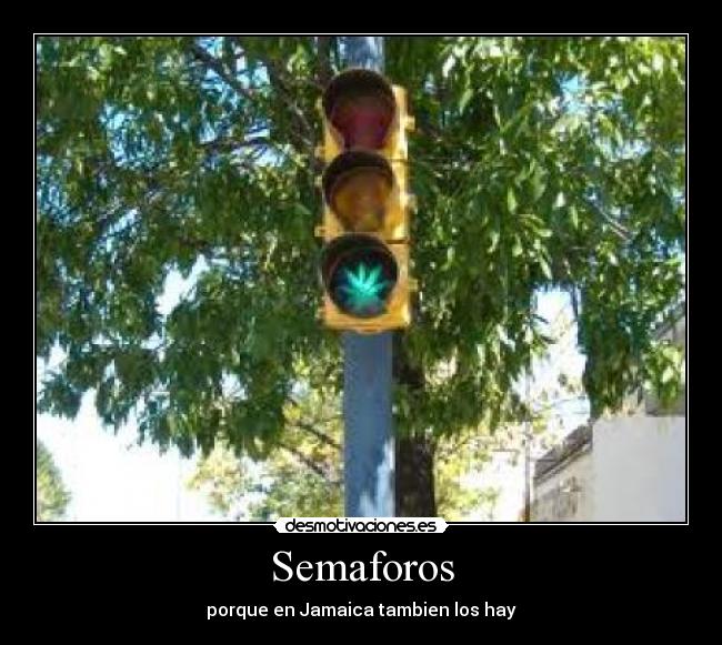 Semaforos - porque en Jamaica tambien los hay