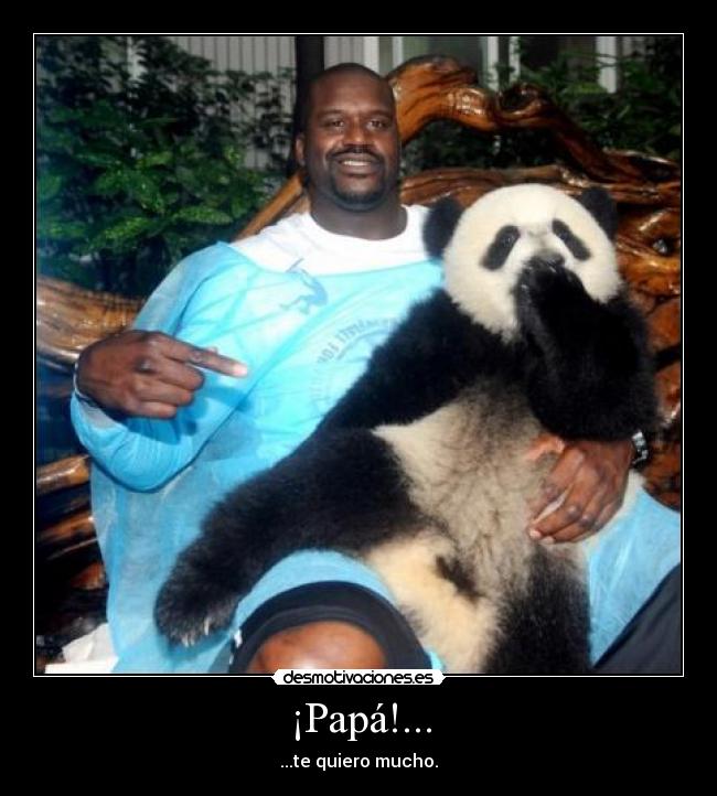 ¡Papá!... - ...te quiero mucho.