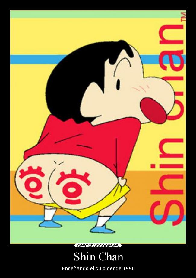 carteles shin chan desmotivaciones