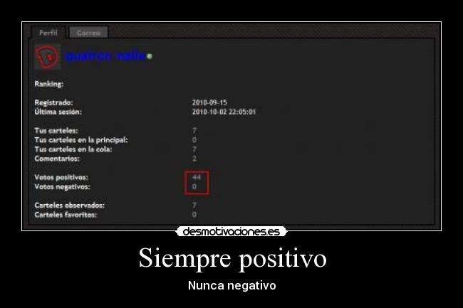Siempre positivo - 