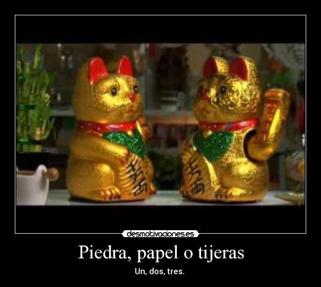 Piedra, papel o tijeras - 