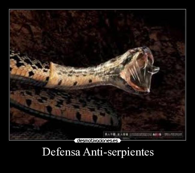 Defensa Anti-serpientes - 