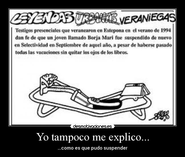 carteles selectividad como pudo suspender forges desmotivaciones