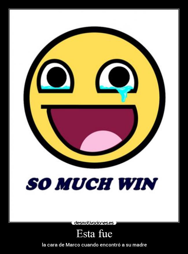 Esta fue - la cara de Marco cuando encontró a su madre