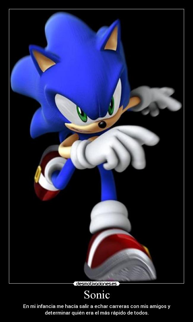 carteles sonic infancia desmotivaciones