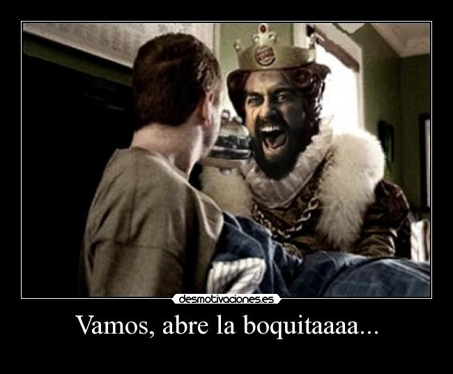 Vamos, abre la boquitaaaa... - 