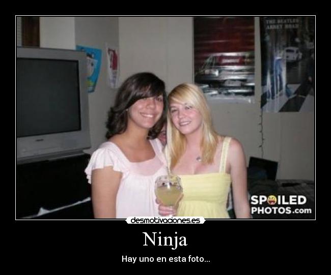 Ninja - Hay uno en esta foto...