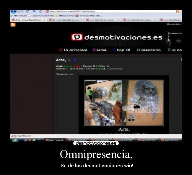 Omnipresencia, - ¡Sr. de las desmotivaciones win!