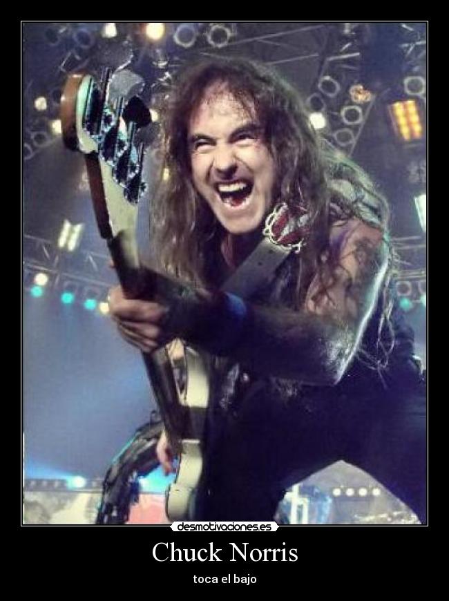 Chuck Norris - toca el bajo