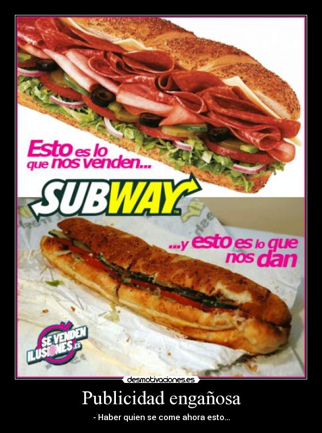 Publicidad engañosa | Desmotivaciones Publicidad engañosa | Desmotivaciones