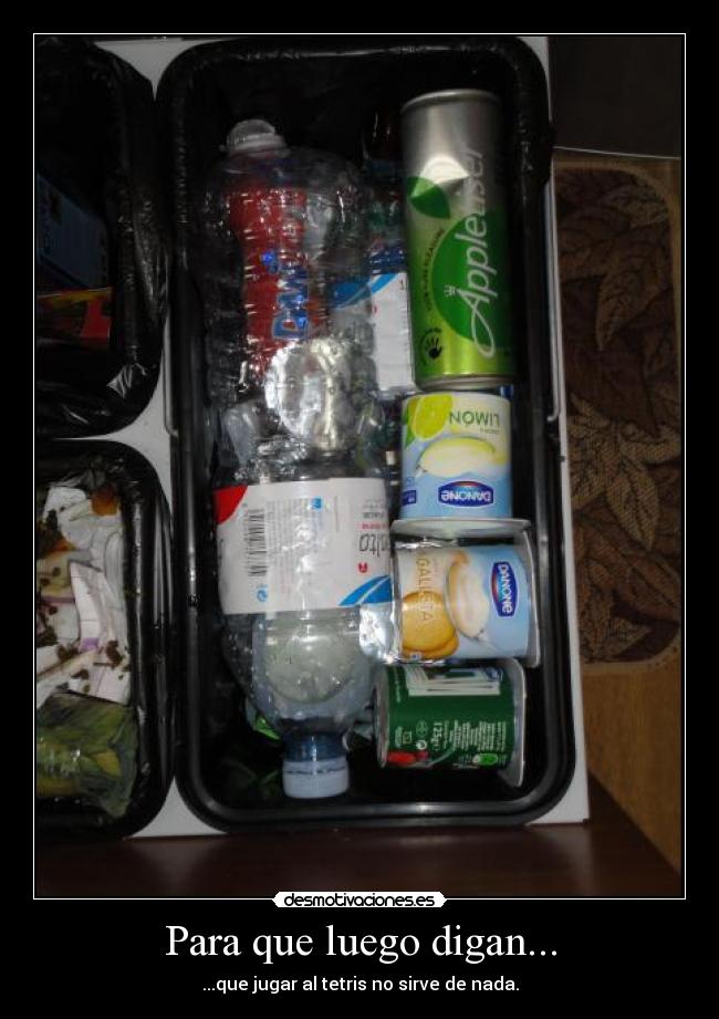 Para que luego digan... -