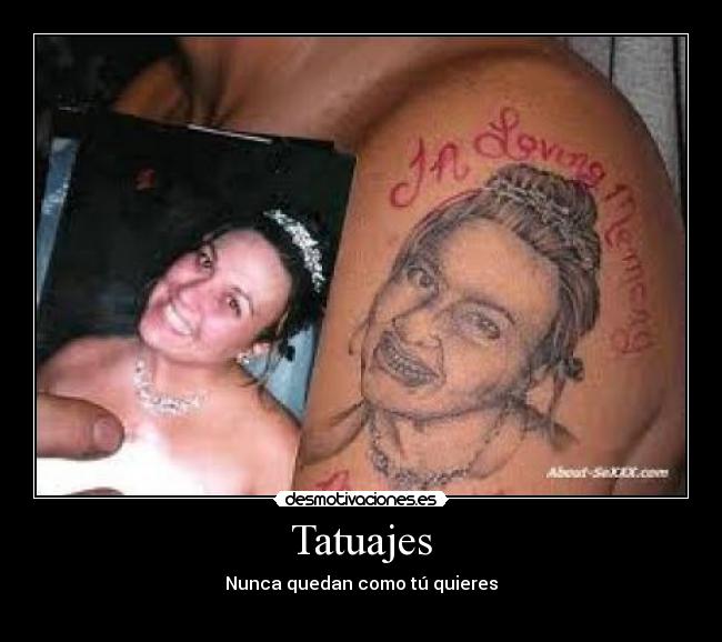 carteles tatuajes tatuajes desmotivaciones