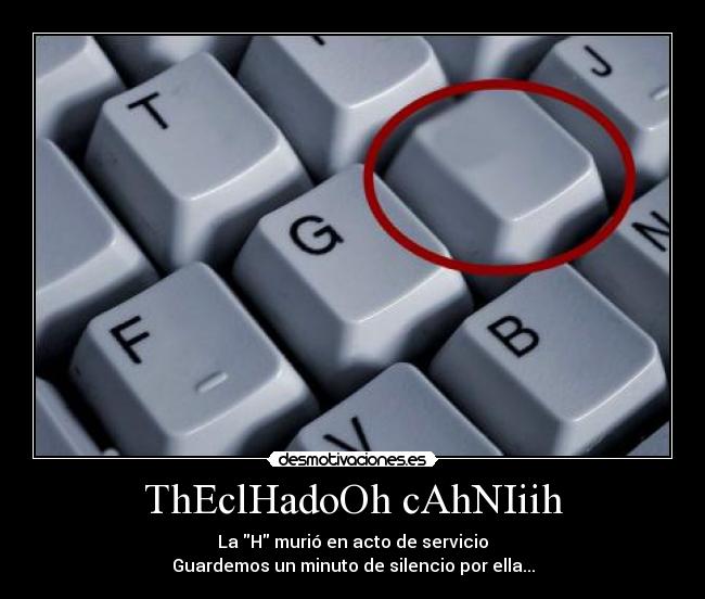 carteles teclado canis desmotivaciones